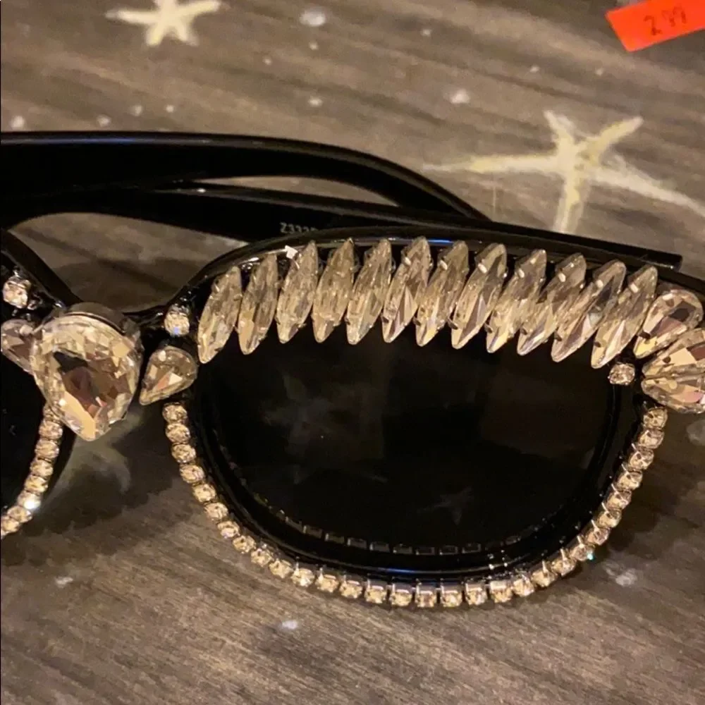 Oversized Bedazzled Sunglasses BRAND NEW